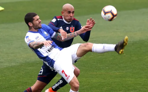 Nicolás Peñailillo ante Universidad de Chile, club que lo quiso dos veces (Agencia Uno)