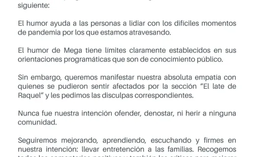 El cmunicado de Megamedia con las disculpas por la parodia de BTS en “Mi Barrio”