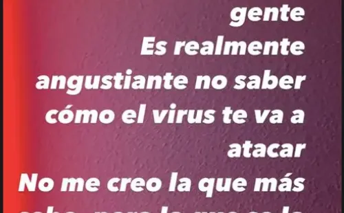 La historia con el llamado de Antonella Ríos, tras su segundo contagio con coronavirus.