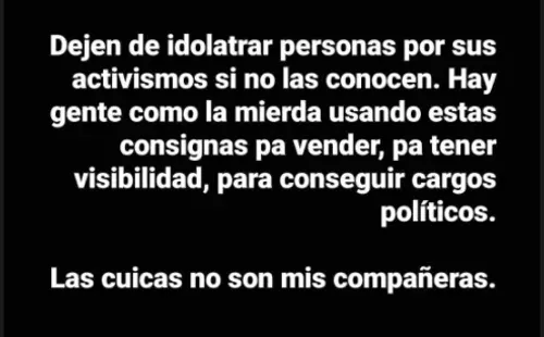 El relato sobre Cami Gallardo expuesto por @miauaustral.(2)