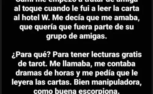 El relato sobre Cami Gallardo expuesto por @miauaustral.(4)