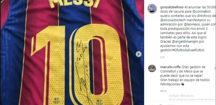 El mensaje que revela la gran ayuda de Lionel Messi.