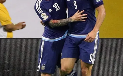Lionel Messi y Gonzalo Higuaín en la Copa América Centenario