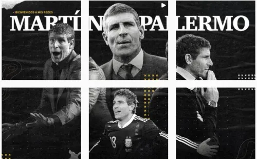 La presentación de Martín Palermo en Instagram.