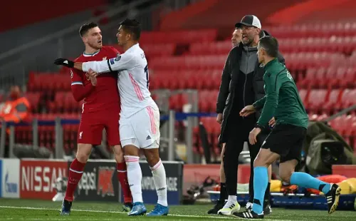Casemiro calienta la revancha entrer Liverpool y Real Madrid por la Champions.