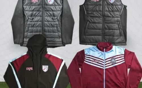 Parte de la nueva indumentaria del West Ham inspirada en Iron Maiden. Foto: West Ham