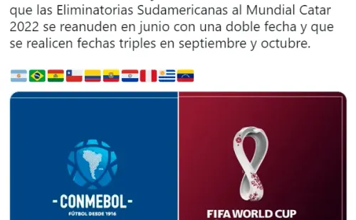 La Conmebol tiene su plan para el regreso de las eliminatorias