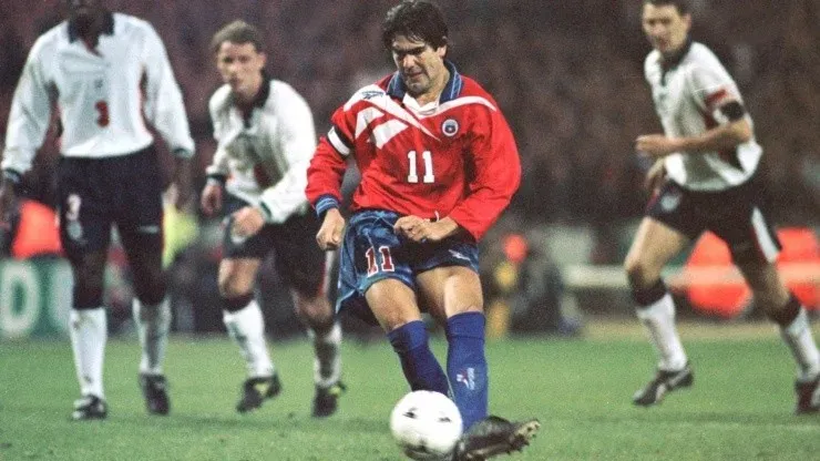 Marcelo Salas, goleador en Wembley de la selección chilena