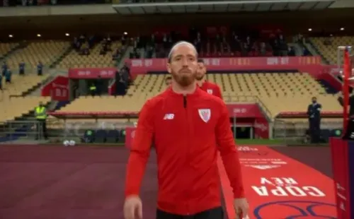 Muniain este sábado, evitando cualquier contacto con la Copa del Rey. Foto: Sport