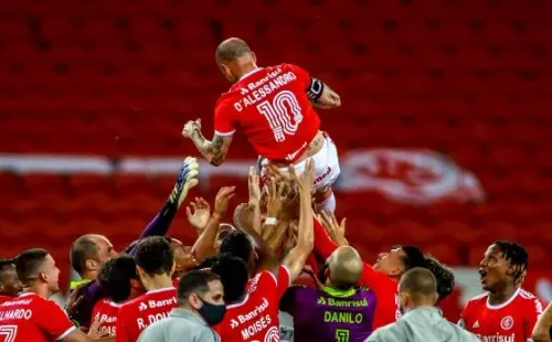 Andrés D’Alessandro el día que se fue del Inter de Porto Alegre (Getty Images)