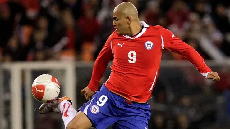Humberto Suazo, delantero de la selección chilena de fútbol