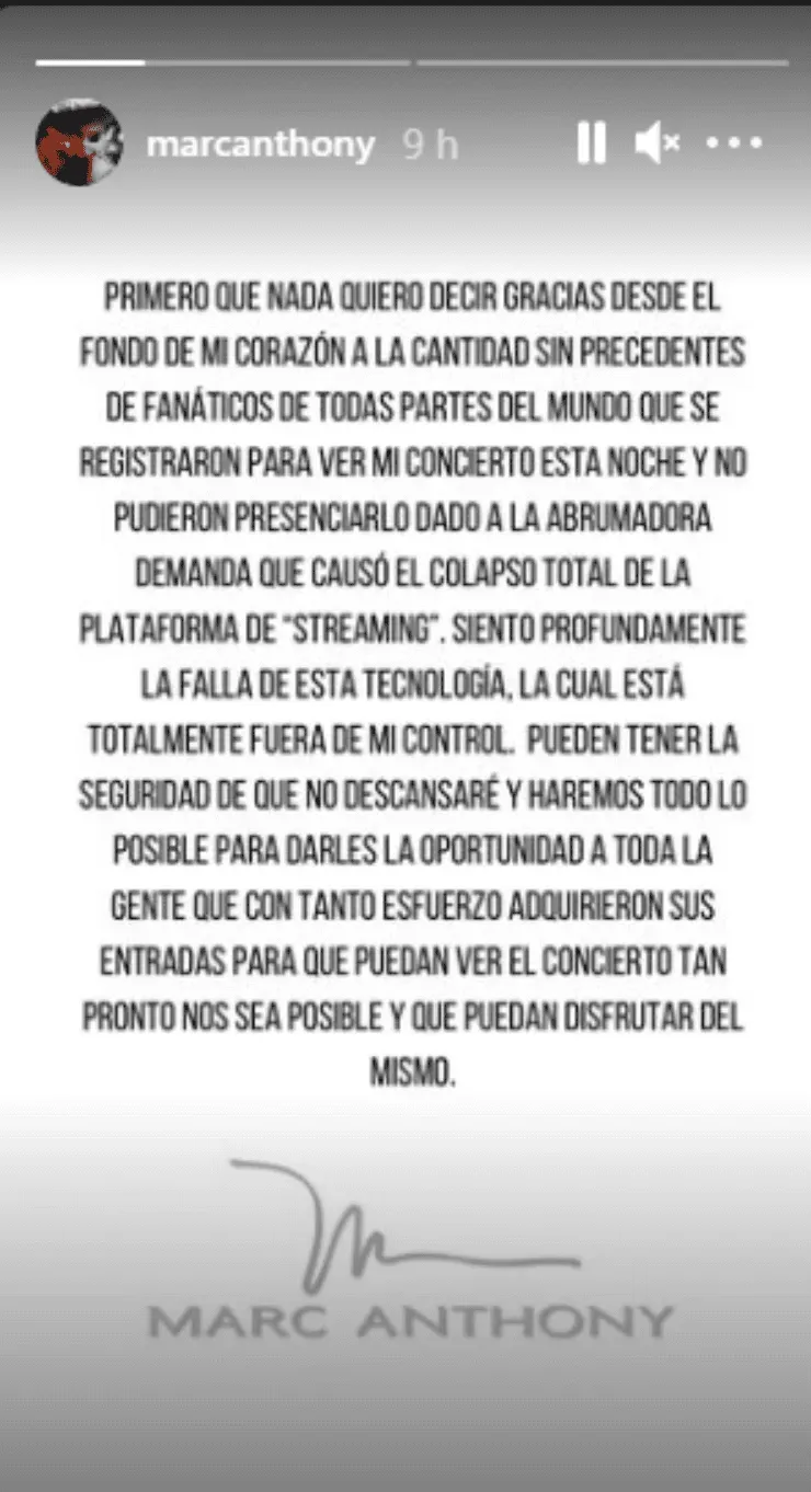 Marc Anthony concierto