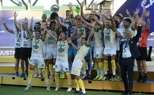 Defensa y Justicia es el actual campeón, pero no podrá defender su título, a menos que obtenga el tercer lugar en la fase de grupos de la Copa Libertadores. (Foto: Getty)