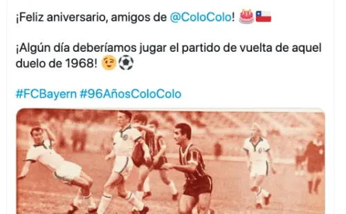 El mensaje de Bayern Munich a Colo Colo.