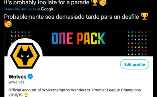 El mensaje de los Wolves por la polémica con la Superliga