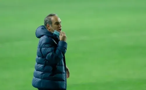 Martín Lasarte busca las maneras de entrenar en pandemia. (Foto: Agencia Uno)