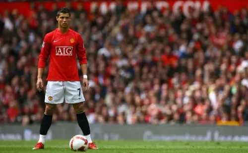 Cristiano Ronaldo se consagró como estrella en Manchester United. (Foto: Getty Images)