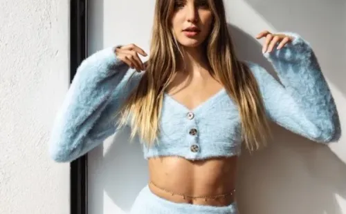 Macarena Achaga, la responsable de interpretar a la hija del Sol de México, Michelle Salas, en Luis Miguel, la serie.(5)