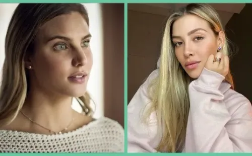 Macarena Achaga en Luis Miguel, la serie, y Michelle Salas la hija del cantante mexicano.