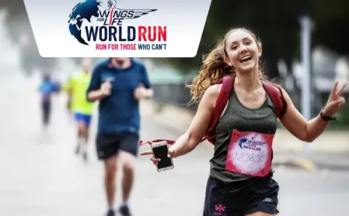 La versión 2021 deWings For Life World Run tendrá una versión 100% online que en Chile ocupará parte de la franja horaria para realizar ejercicios. | Foto:Wings For Life.