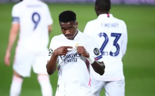 Vinicius Junior tuvo su mejor partido contra Liverpool. (Foto: Getty Images)