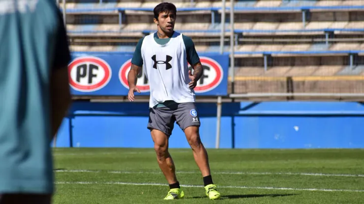 El puntero ya entrena en la precordillera.(FOTO: Cruzados)