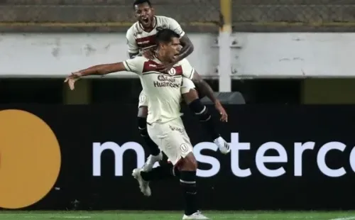 Enzo Gutiérrez casi se convierte en heroe. Anotó dos tantos en la derrota de La U frente a Palmeiras. (Foto: Getty)