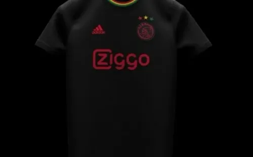 Así es la camiseta que el Ajax va a sacar para homenajear a Bob Marley. Foto:@hendocfc.