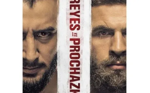 Afiche oficial UFC Fight Night: Reyes vs Prochazka. (Foto: UFC)