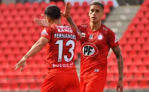 Andrés Vilches selló el triunfo de Unión La Calera. Foto: Agencia Uno