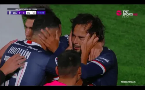 Gol de Vidangossy a la UC