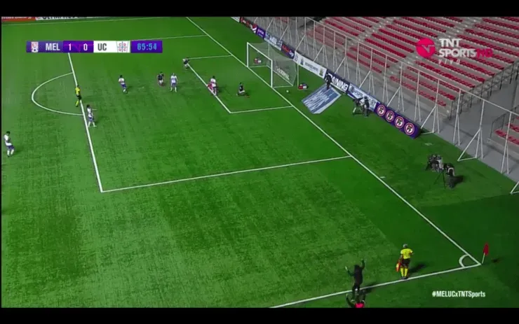 Gol de Vidangossy a la UC