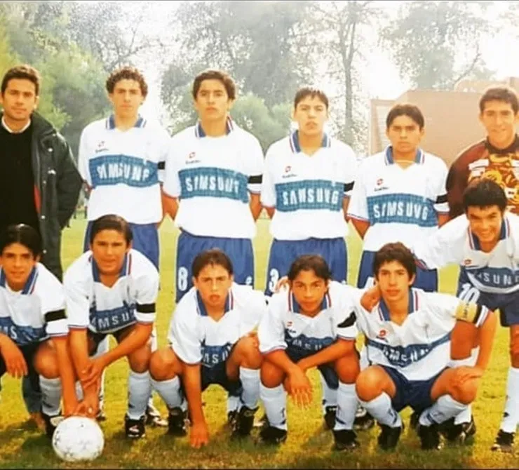 Humberto Suazo y Juvenal Olmos en la Sub 15 de Universidad Católica 1996