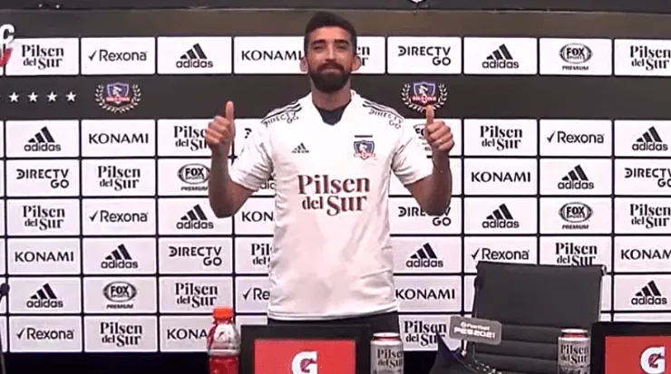 Amor fue presentado este martes como refuerzo de Colo Colo.