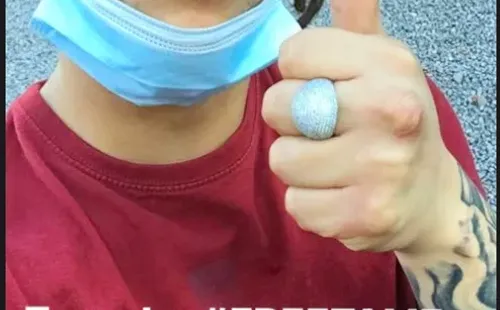 Pablo Chill-E y su primera historia en Instagram tras ser formalizado.