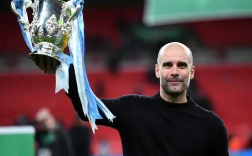 Pep Guardiola espera conseguir un nuevo título de Premier este fin de semana. (Foto: Getty)