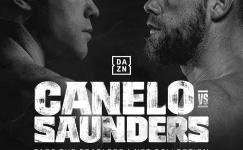 Afiche oficial: Canelo vs Saunders. (Foto: Canelo Álvarez)