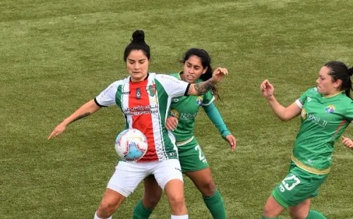 Palestino se quedó con el clásico de colonias en el fútbol femenino. Foto: ANFP