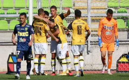 Leandro Garate le dio el triunfo y el liderato a Coquimbo Unido. Foto: Agencia Uno