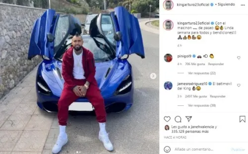 Arturo Vidal y su nuevo juguete: unMcLaren 720S de lujo.