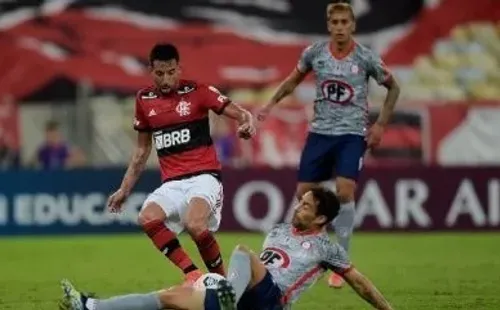 Mauricio Isla ante Unión La Calera en el Maracaná (Agencia Uno)