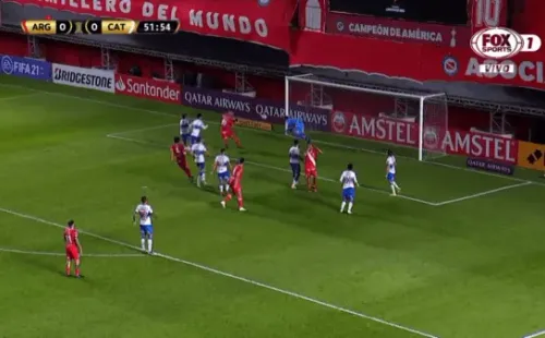 Dituro tapó la primera llegada(FOTO: FOX Sports)