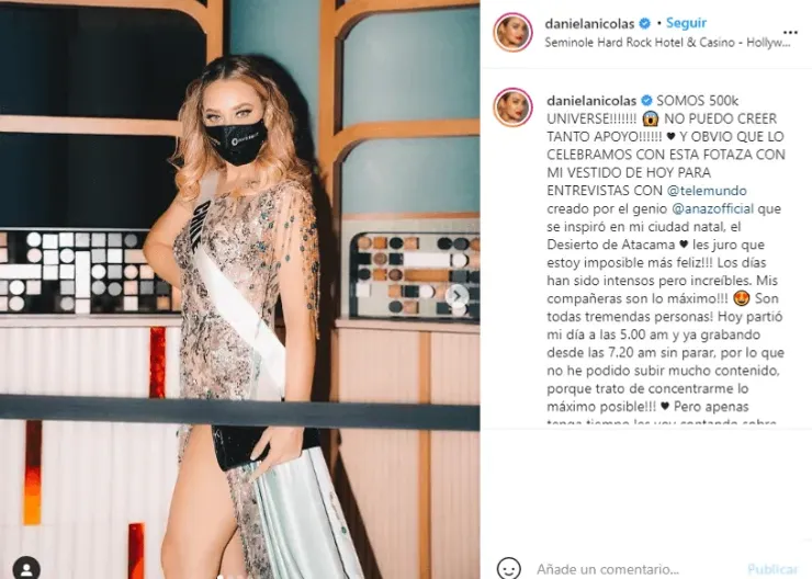 Daniela Nicolás en Instagram.