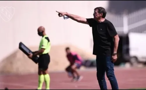 Falcioni quedó viudo a los 64 años.