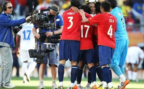 La Roja de Marcelo Bielsa sabía pasarlo bien con los videojuegos. Foto: Getty Images