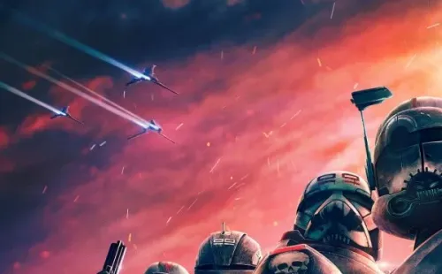El afiche oficial de The Bad Batch, la serie animada de Star Wars.