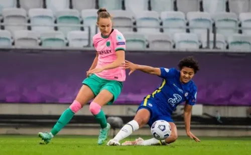 Barcelona ganó su primera Champions League femenia. Foto: Twitter Barcelona Femení