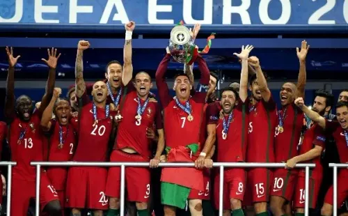 Portugal de Cristiano Ronaldo fue el último campeón de la Eurocopa, en la edición del año 2016. (Foto: Getty)
