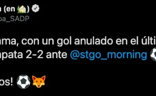 En Cobreloa no quedaron contentos con la última jugada del partido. Foto: Twitter