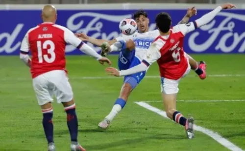 Zampedri no podrá estar ante Atlético Nacional. Foto: Agencia Uno